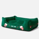 Cama Estelar Navideña verde.