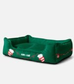 Cama Estelar Navideña verde.